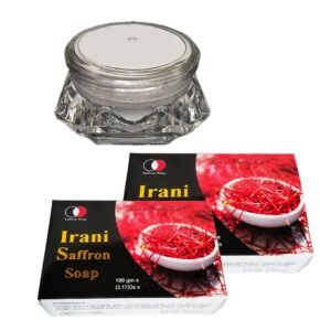 Saffron নাইট ক্রিম  + ২ পিস  Iranian saffron soap -i2sn1